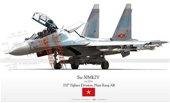 Su-30MK2 của Không quân Việt Nam